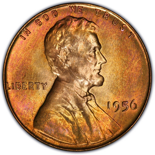 1956-P Gem BU Red From OBW Lincoln Wheat Cent Penny Brilliant UNCIRCULATED Coin