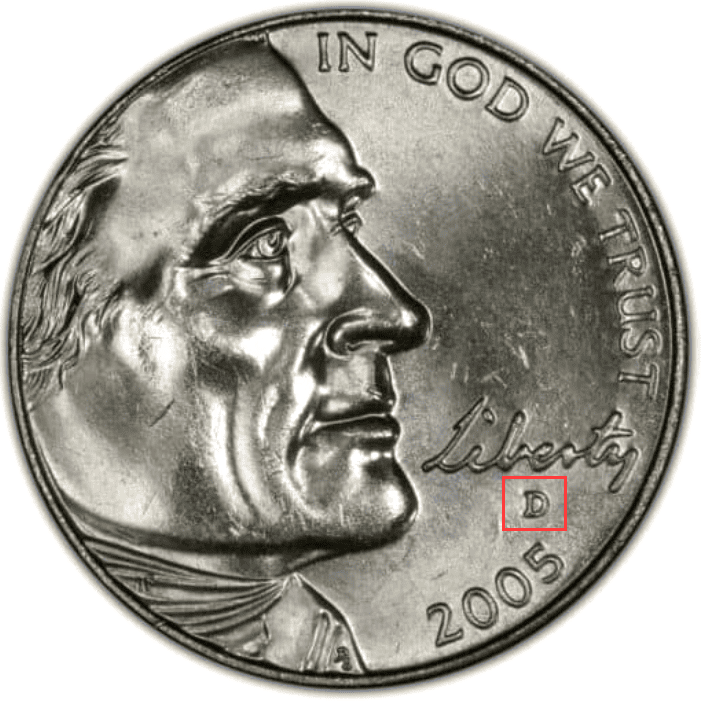 ⭐️ 2005-D Jefferson Buffalo Nickel Westward Journey BU Coin From U.S. Mint Roll