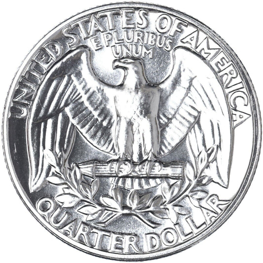 🔥 1962 P GEM BU Washington 90% Silver Quarter US Treasury From OBW Roll Coin 1