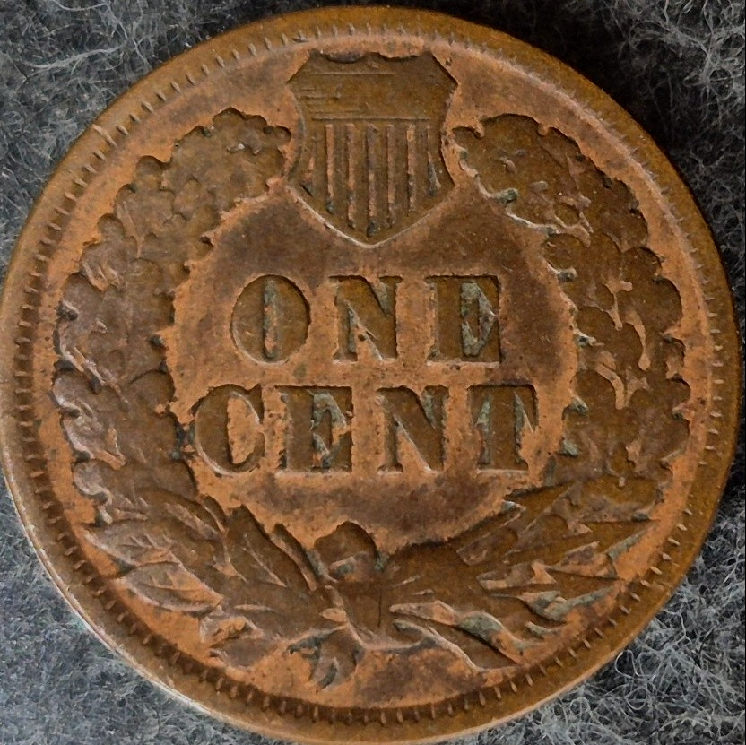 1894 Indian Head Cent Very Good Partial LIBERTY Bronze 1C US Penny Coin