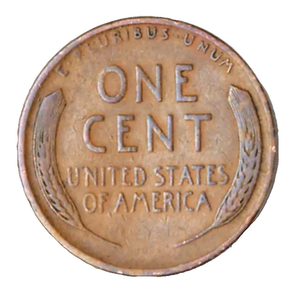 ✅ 1939-S Lincoln Wheat Cent Good -  Fine Circulated Condition Copper Penny