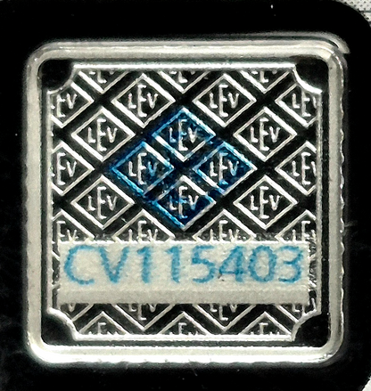 Geiger Original Premium 1 Gram Silver Bar .999 Fine Ag In Assay Case Germany