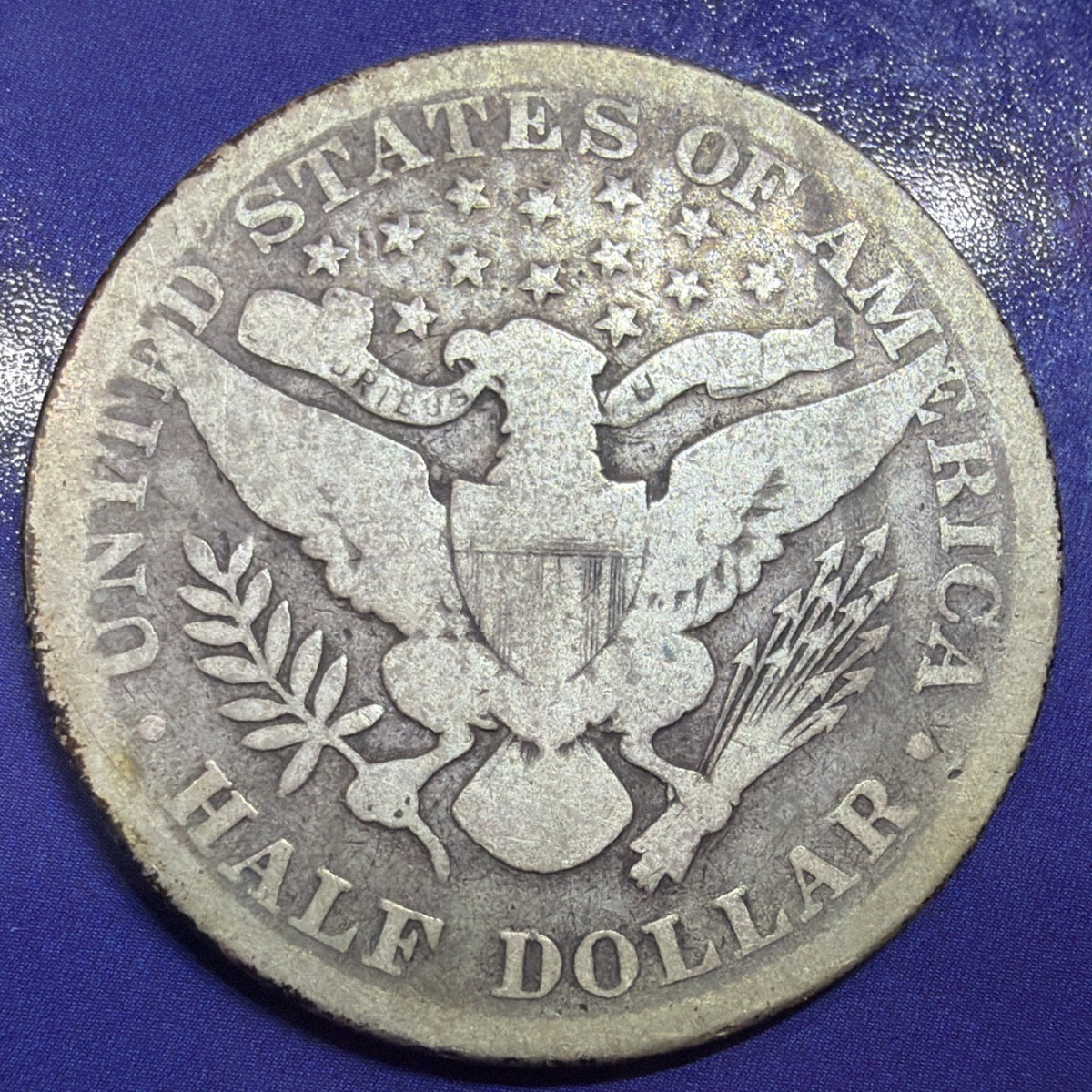 1893 Barber Half Dollar 50C VG Very Good 90% Silver US Coin Philadelphia