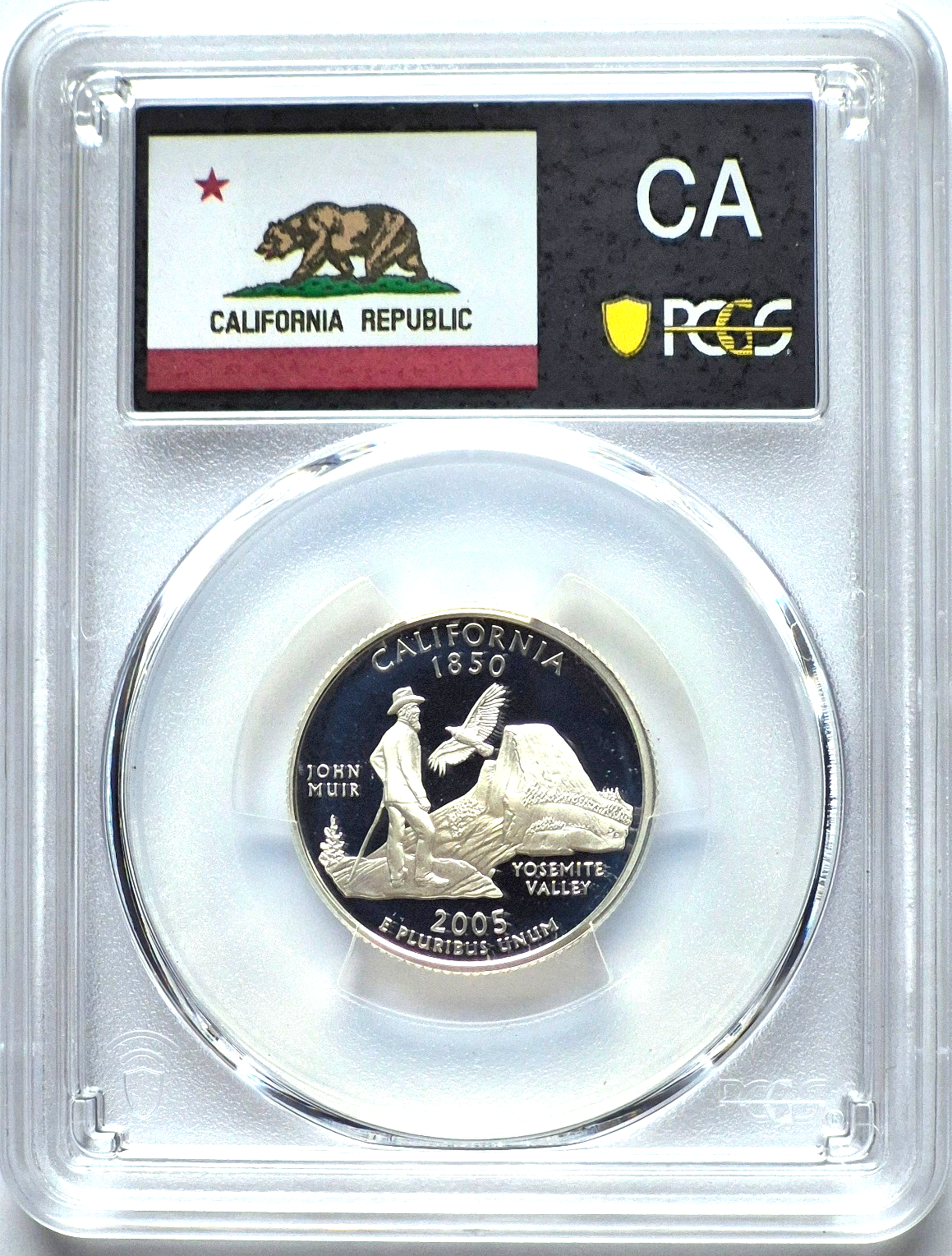 2005 S State Quarter Set 90% Silver PCGS High Graded PR69DCAM (CA/KS/OR/MN/WV)