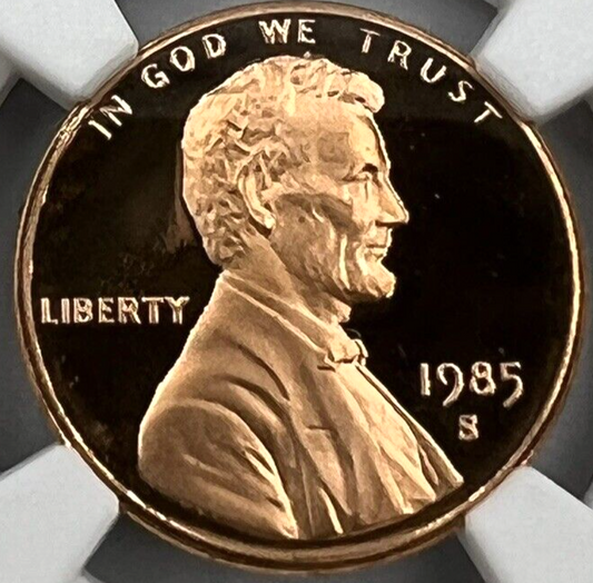 1985 S Lincoln Memorial Cent NCG PF 69 RD ULTRA CAMEO Lincoln White House Label