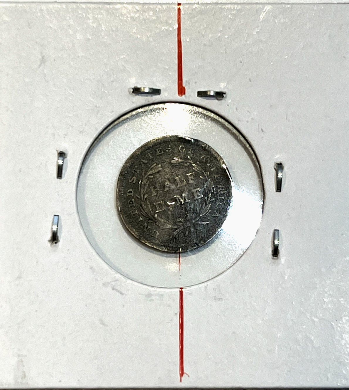 ✅ 1838 Seated Liberty Silver Half Dime ROTATED DIE 187 Year Old 90% Silver Coin