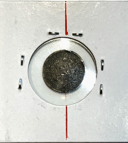 ✅ 1838 Seated Liberty Silver Half Dime ROTATED DIE 187 Year Old 90% Silver Coin