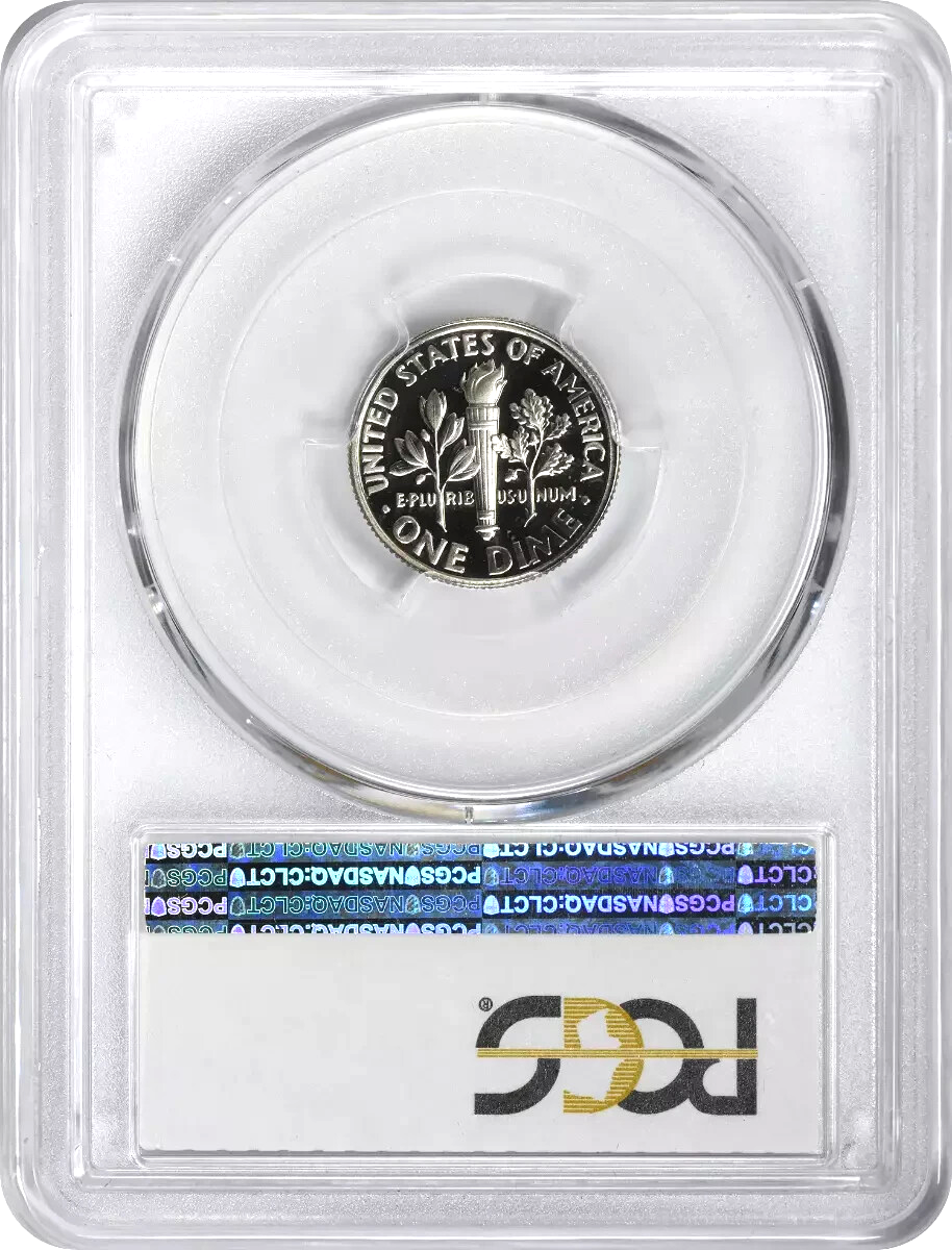 1995-S Roosevelt Dime - PCGS PR 70 DCAM - Blue Standard Label 10c Coin