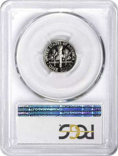 1995-S Roosevelt Dime - PCGS PR 70 DCAM - Blue Standard Label 10c Coin