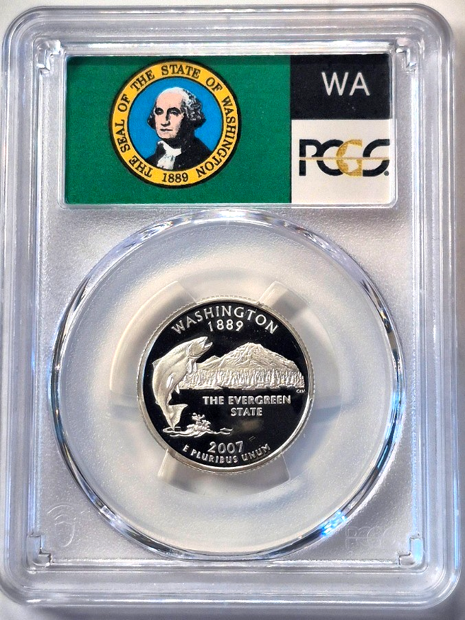 2007 S State Quarter Set 90% Silver PCGS High Graded PR69DCAM (MT/WA/ID/WY/UT)