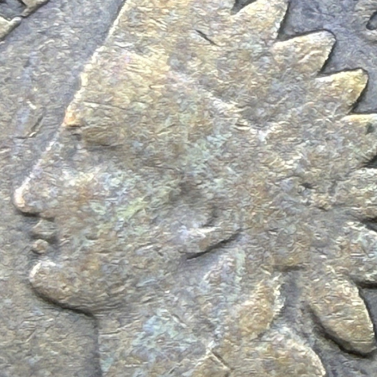 1864 Indian Head Cent 1C Copper-Nickel G Good Civil War Era Last Year CN Type