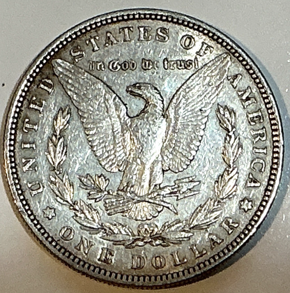 1885-P Morgan 90% Silver Dollar AU/BU Features ~ Sharp Strike & Shine -NICE COIN