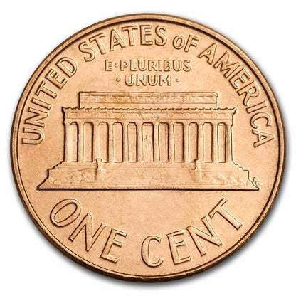 1962 P "BU" Lincoln Memorial Cent 1c BRILLIANT UNCIRCULATED From OBW Roll