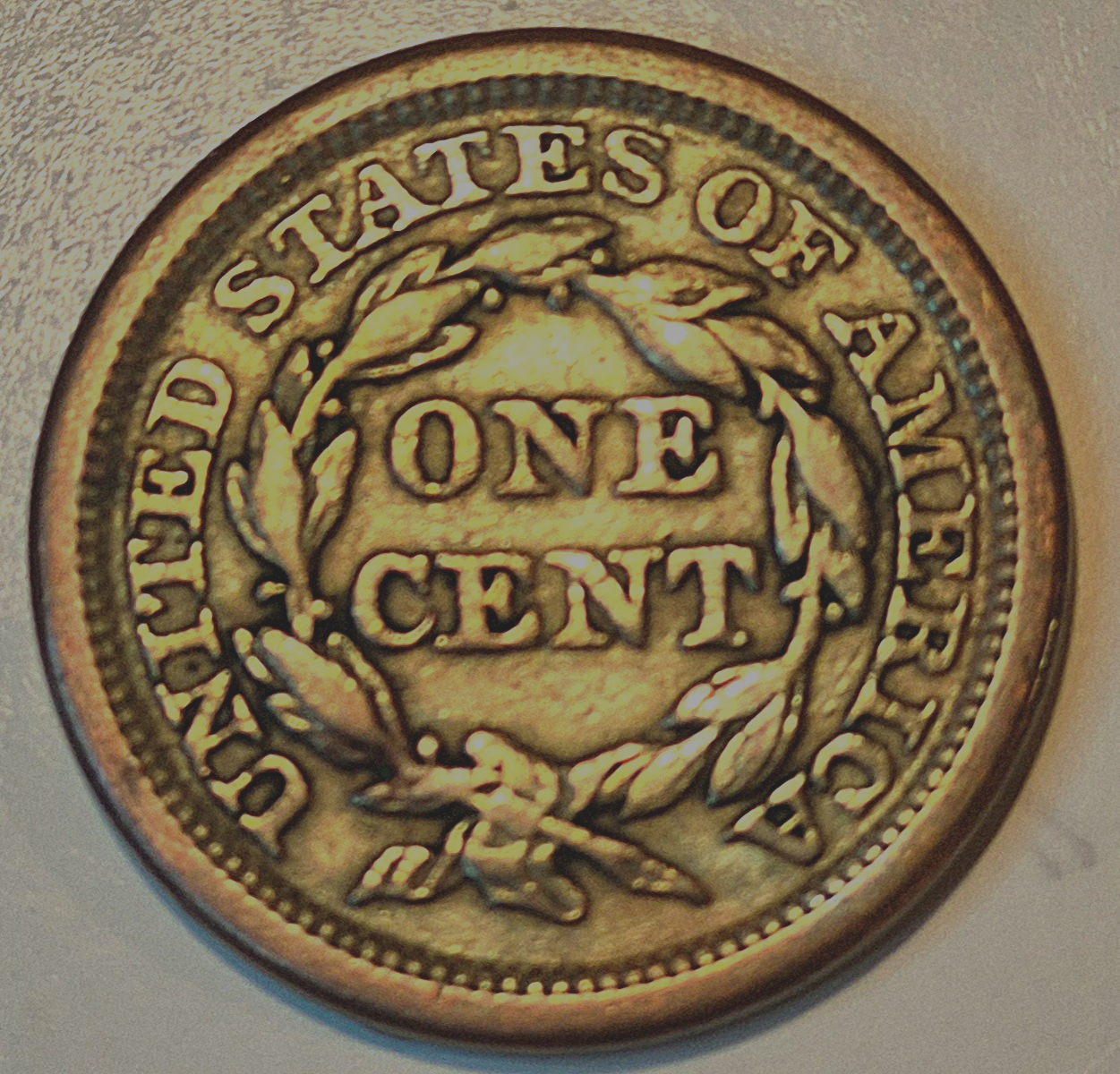 1853 Braided Hair Cent Variant N23 Rarity 4 GSID 1168 XF++ Features 1C BN 1C