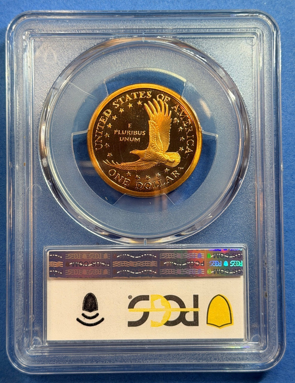 CRAZY GOLD TONER 🔥 2003-S Sacagawea Dollar $1 PCGS PR69DCAM Deep Cameo Proof