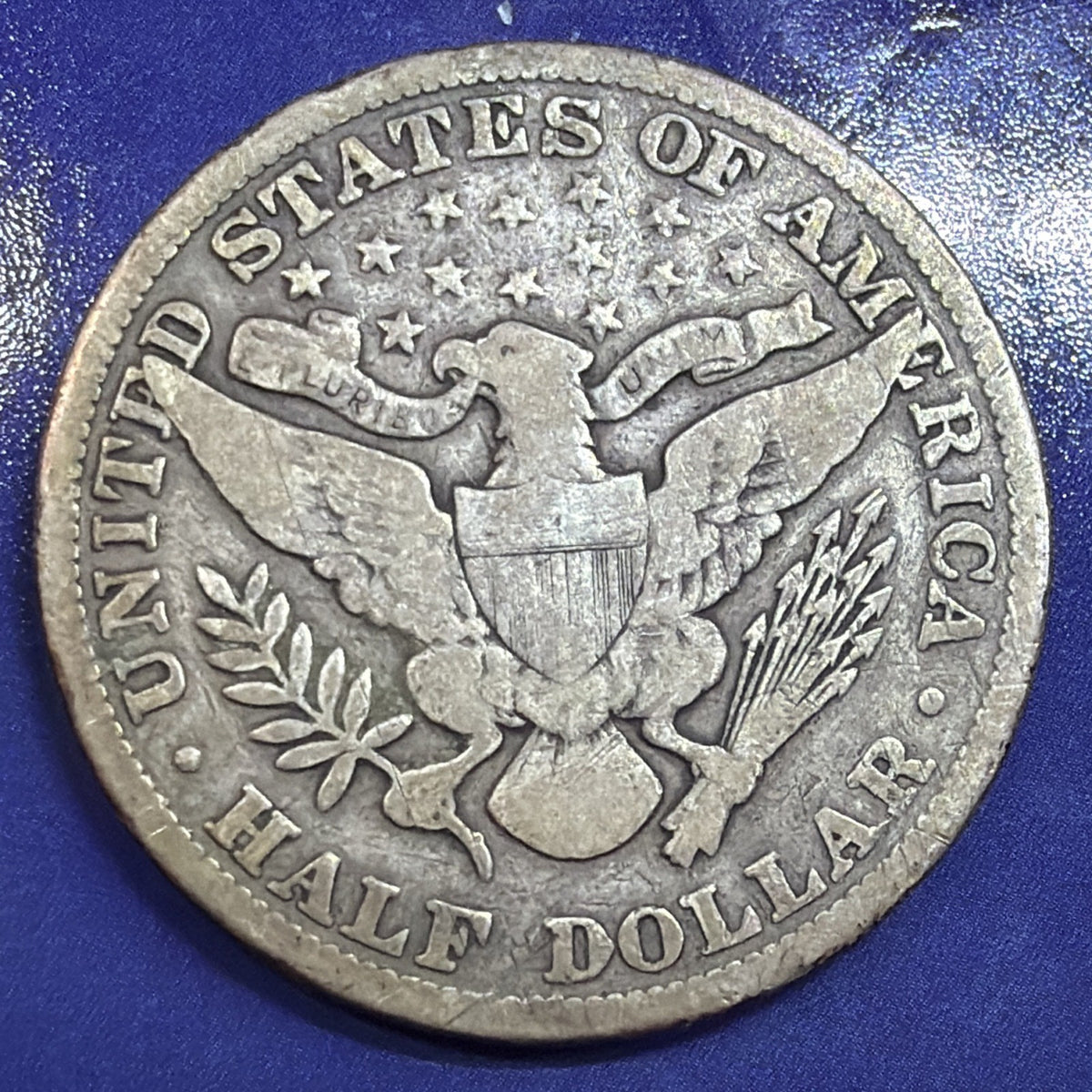 1898 Barber Half Dollar 50C F-VF Fine Very Fine 90% Silver US Coin