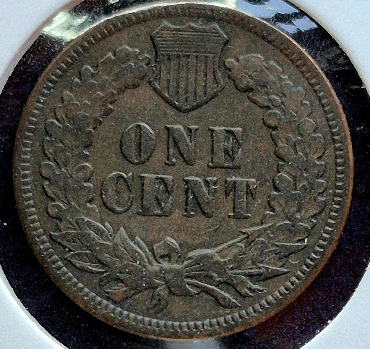 1887 Indian Head Cent Penny, F+/VF Features, LIBERTY, Receive Coin Pictured 1C