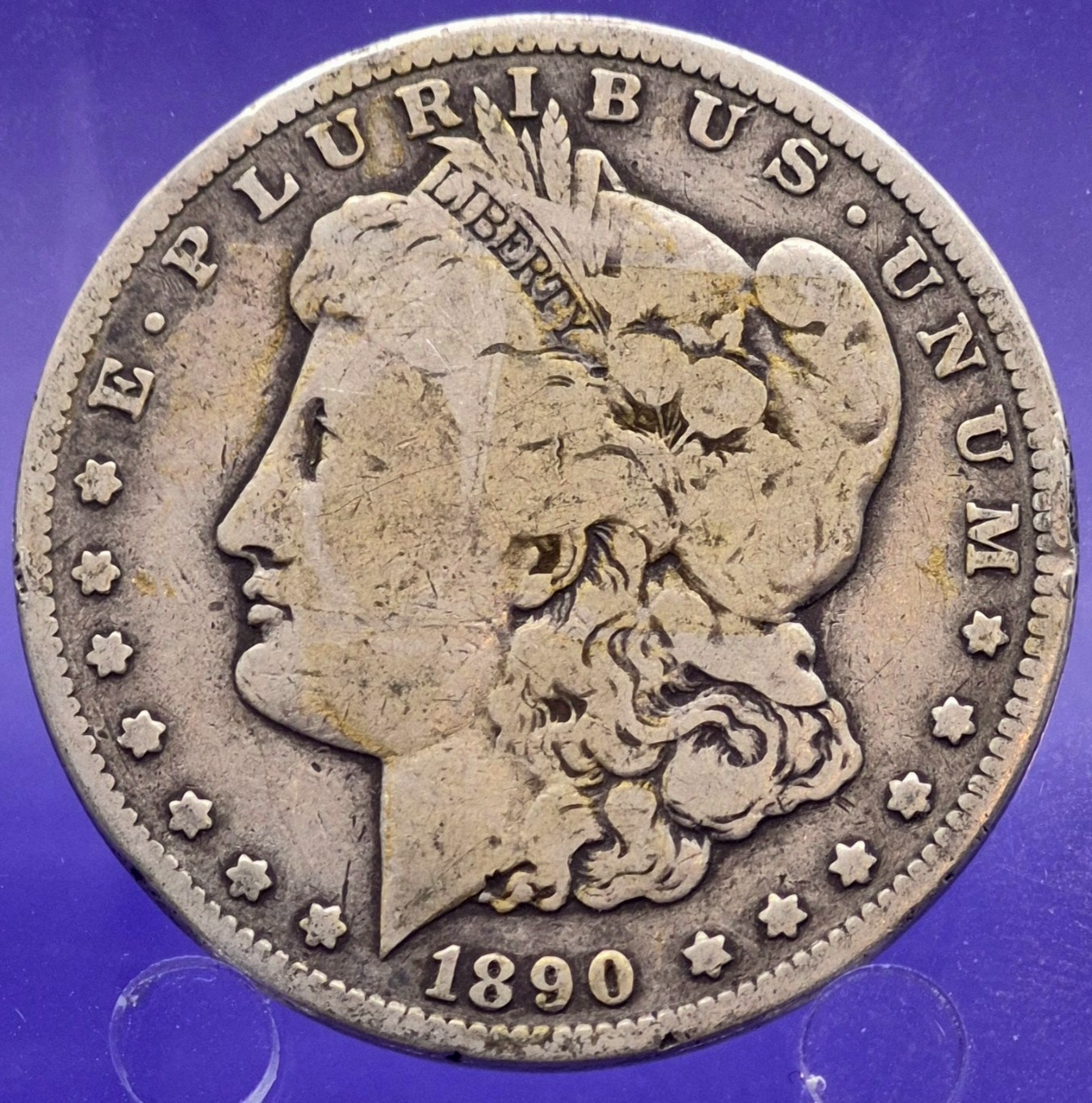 🔥 1890-CC Morgan 90% Silver $1 Dollar Early Year Carson City Circulated Beauty