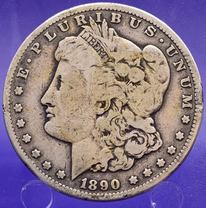 🔥 1890-CC Morgan 90% Silver $1 Dollar Early Year Carson City Circulated Beauty