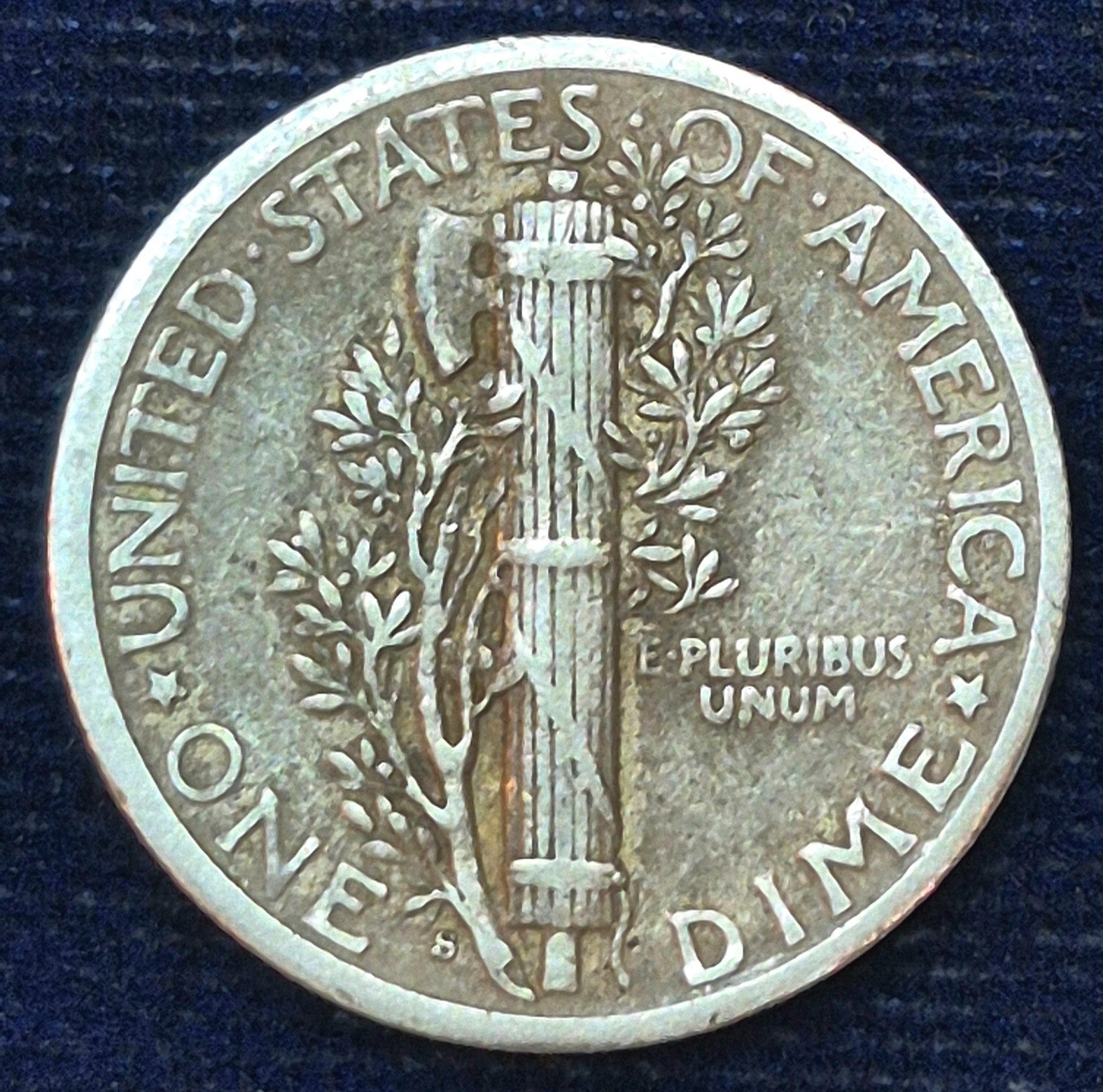 1945-S ~RARE MICRO S MINT MARK~ Mercury Dime ~ VF-XF Features 90% Silver 10C