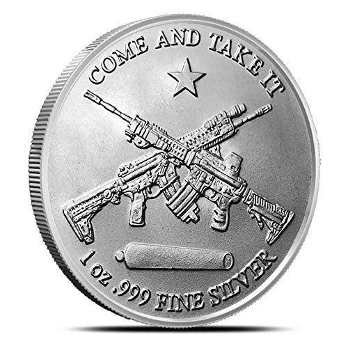 Molon Labe Come and Take It 1 Oz .999 Fine SILVER Round 2nd Amendment AK-47