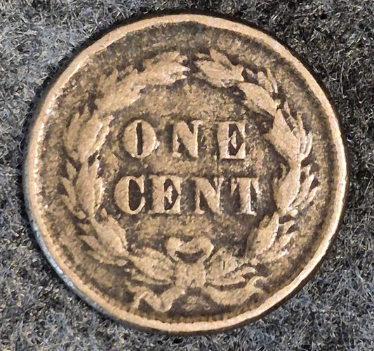 1859 Indian Head Cent First Year VG Features Partial Liberty Coin Shown