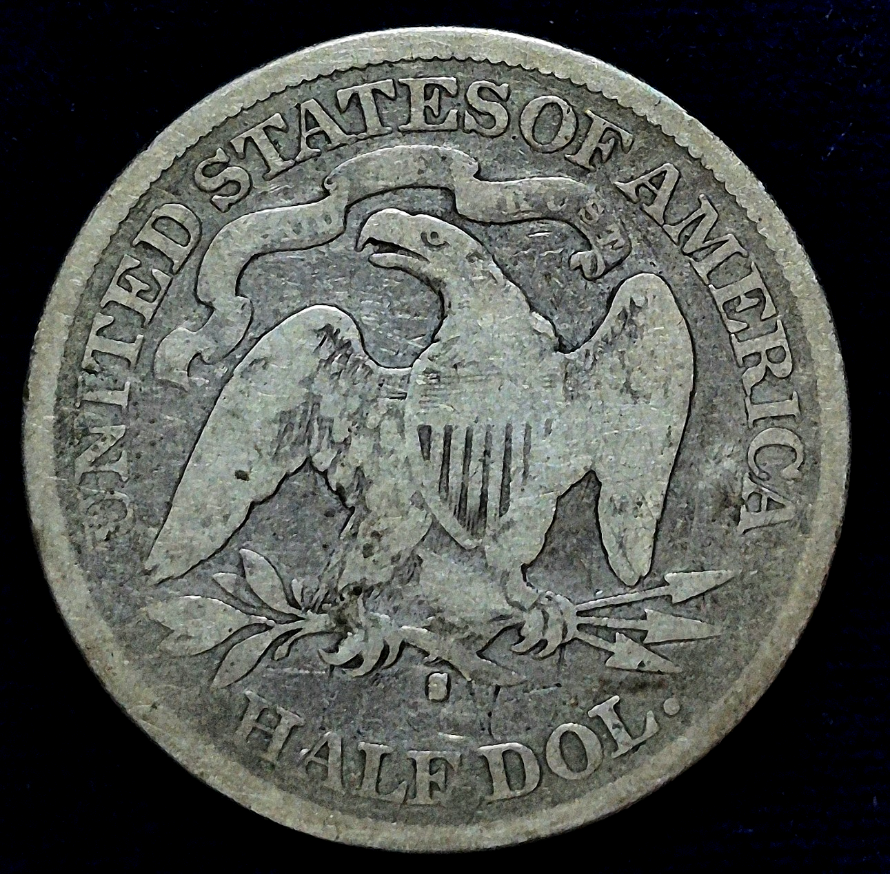 1877-S Seated Liberty Half Dollar 90% Silver G-VG Features Variety 4 Resumed 50C