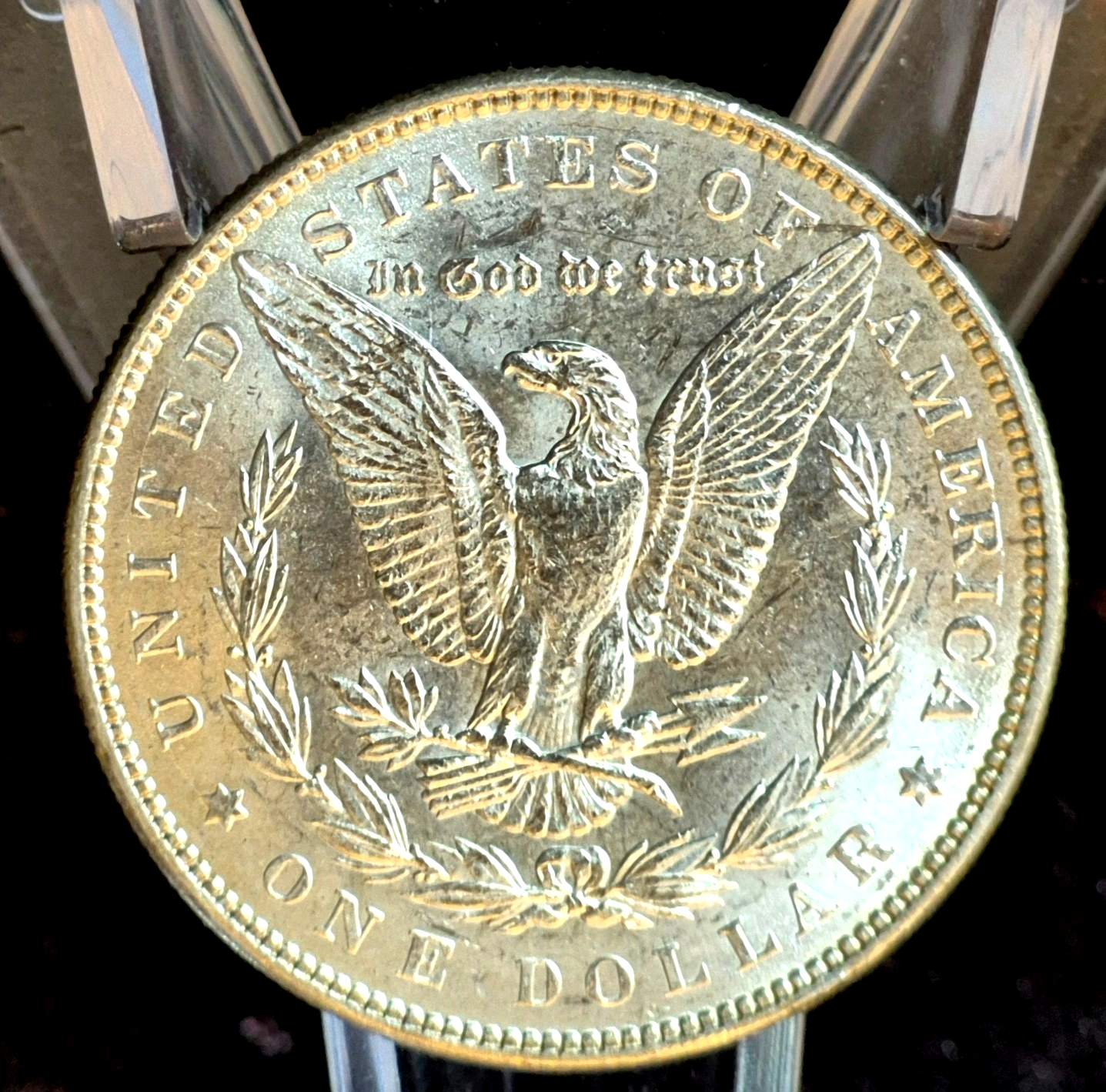 1887-P Morgan 90% Silver Dollar BU Gem, Rev Die Crack, Vam Hunters, Rare Vam 3-A