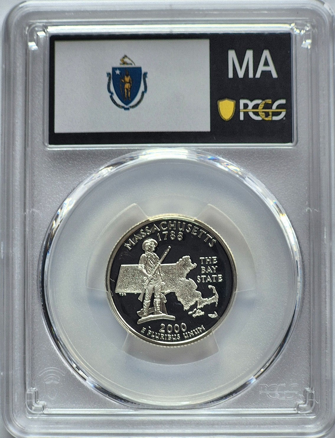 2000 S State Quarter Set 90% Silver PCGS High Graded PR69DCAM (VA/MA/SC/NH/MD)