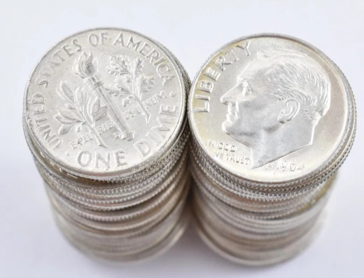 AU/BU 90% SILVER Roosevelt Dimes Random Selection WSHTF Stacking
