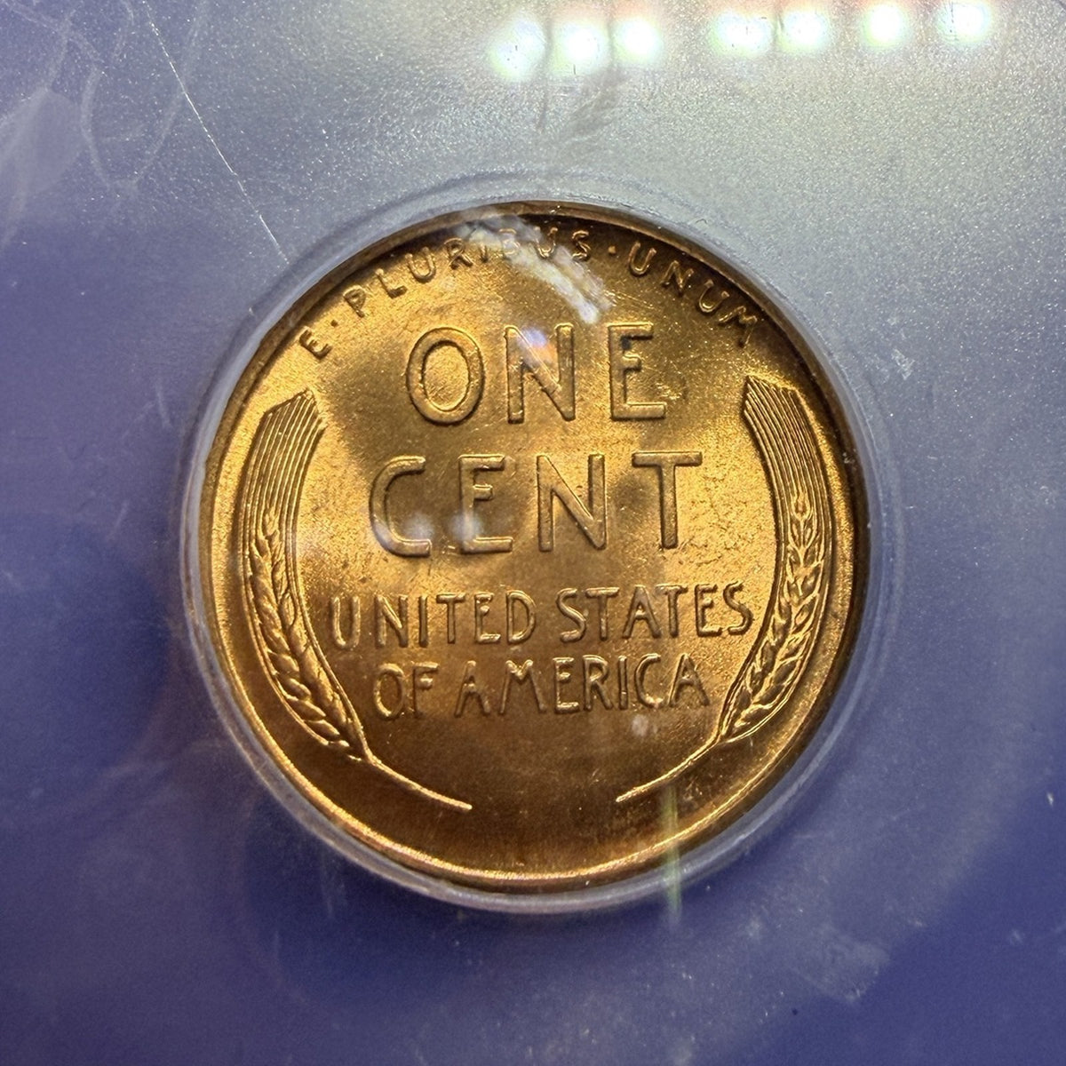 1947-D 1C Lincoln Wheat Cent ICG MS65 RD Red Slabbed Certified US Coin