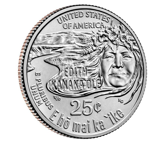 2023 3 Coin Set P/D/S Edith Kanaka'ole American Women Quarters BU Uncirculated