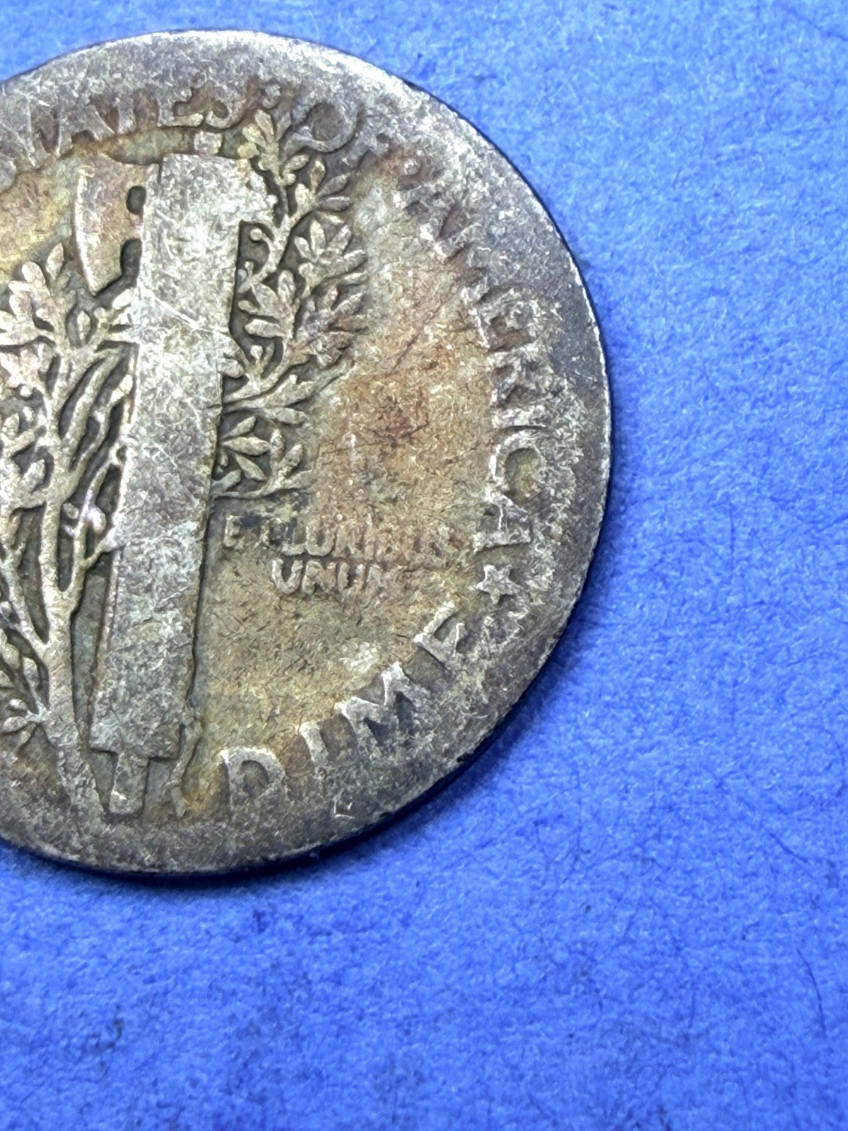 1919 Mercury Dime 10C G Good 90% Silver Winged Liberty US Coin Philadelphia