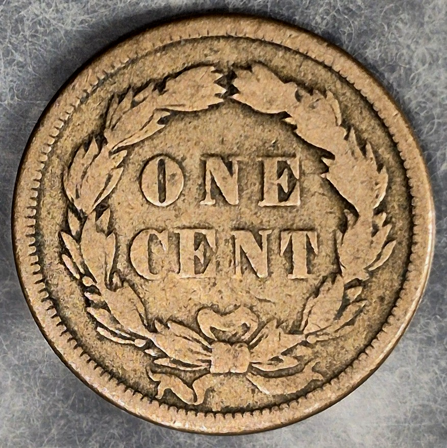 1859 Indian Head Cent Penny 1C Good Copper-Nickel Laurel Wreath 1st Year Type