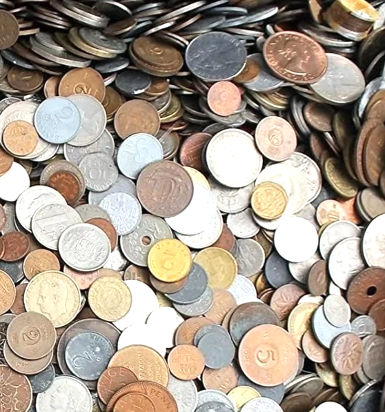 1/2 Pound World Coins Bulk Lot Around The World FOREIGN Coins Instant Collection