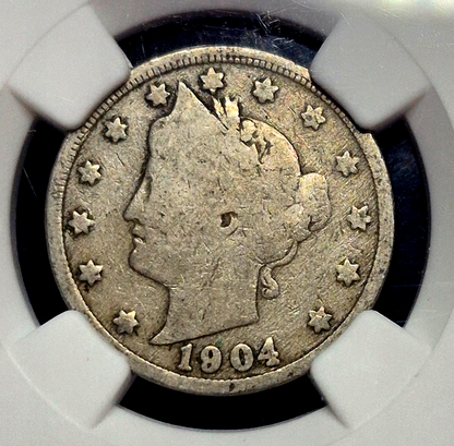 1904 Liberty Head Nickel NGC Certified Genuine – Western Saloon Collection - 5C