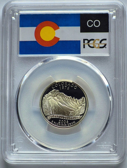 2006 S State Quarter Set 90% Silver PCGS High Graded PR69DCAM (NV/SD/CO/ND/NE)