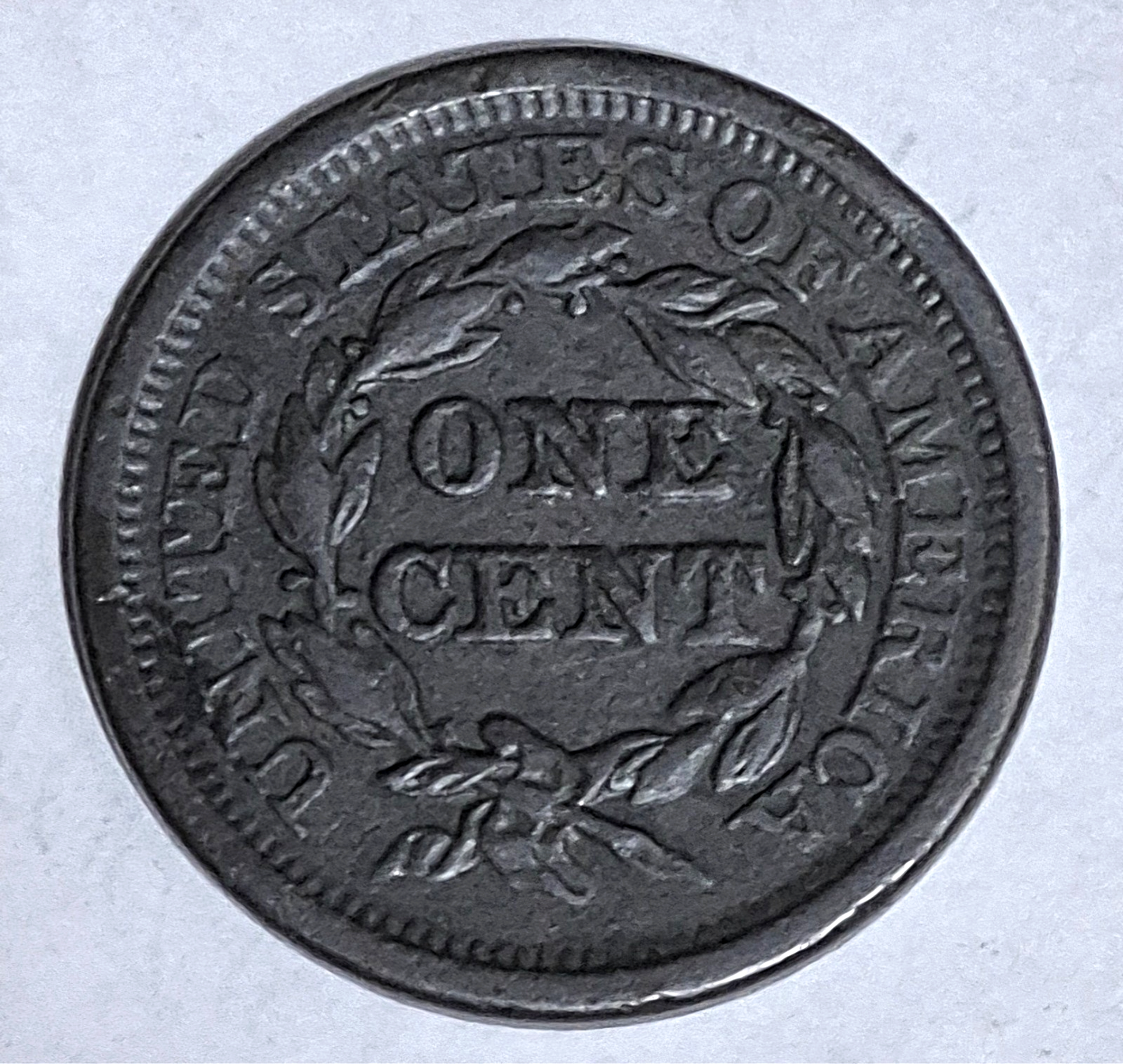 1851 Braided Hair Large Cent Very Fine Plus Features Variant N7 Rarity R1 1C