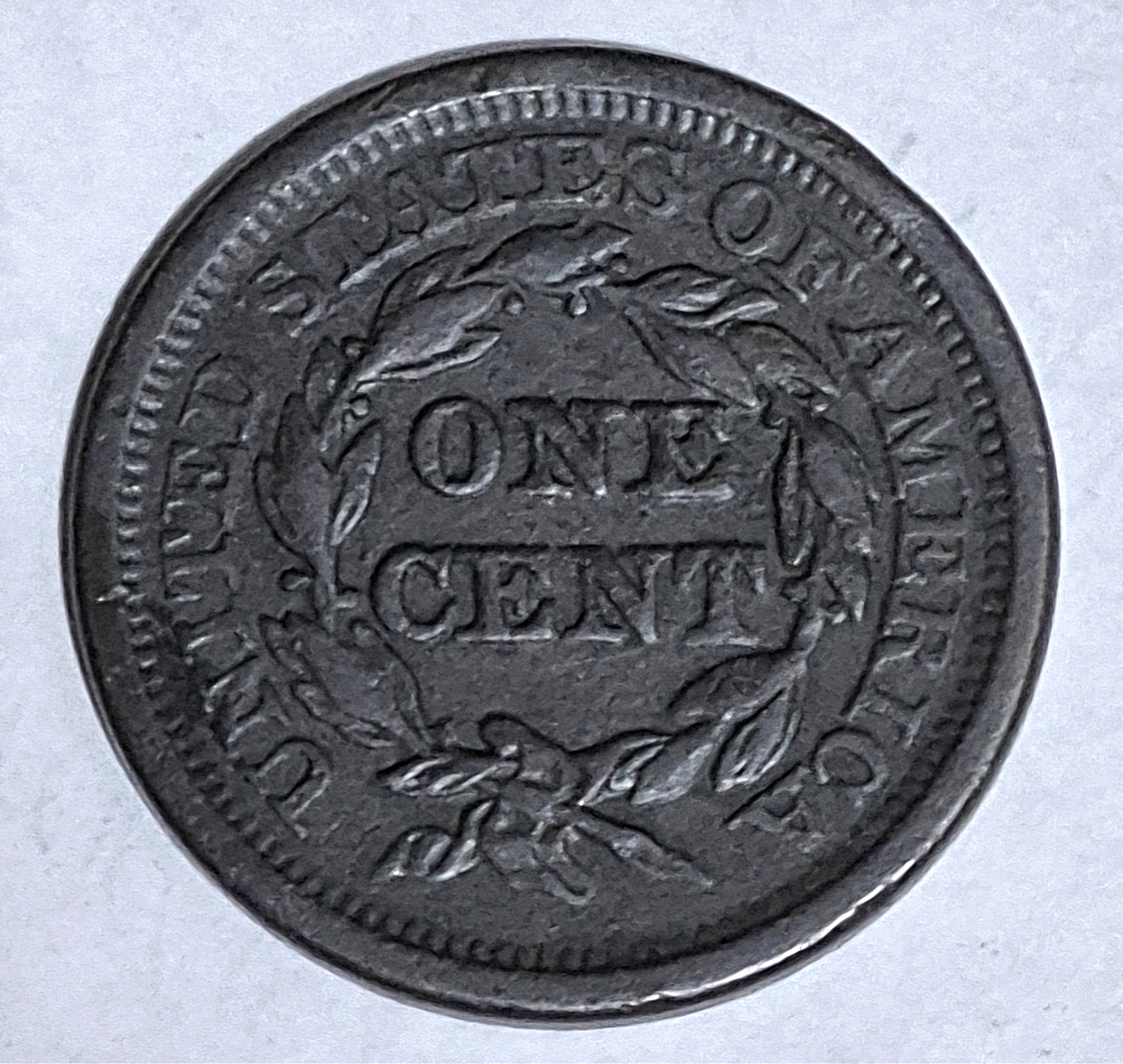 1851 Braided Hair Large Cent Very Fine Plus Features Variant N7 Rarity R1 1C