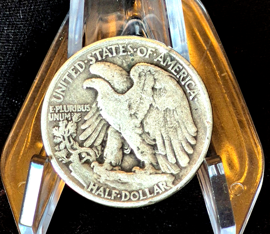 1943 Philadelphia Walking Liberty Half Dollar 90% Silver VG-F Features