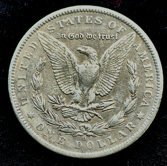 1886-O Morgan Silver Dollar Strong AU Features 90% Silver Harder Semi-Key Date