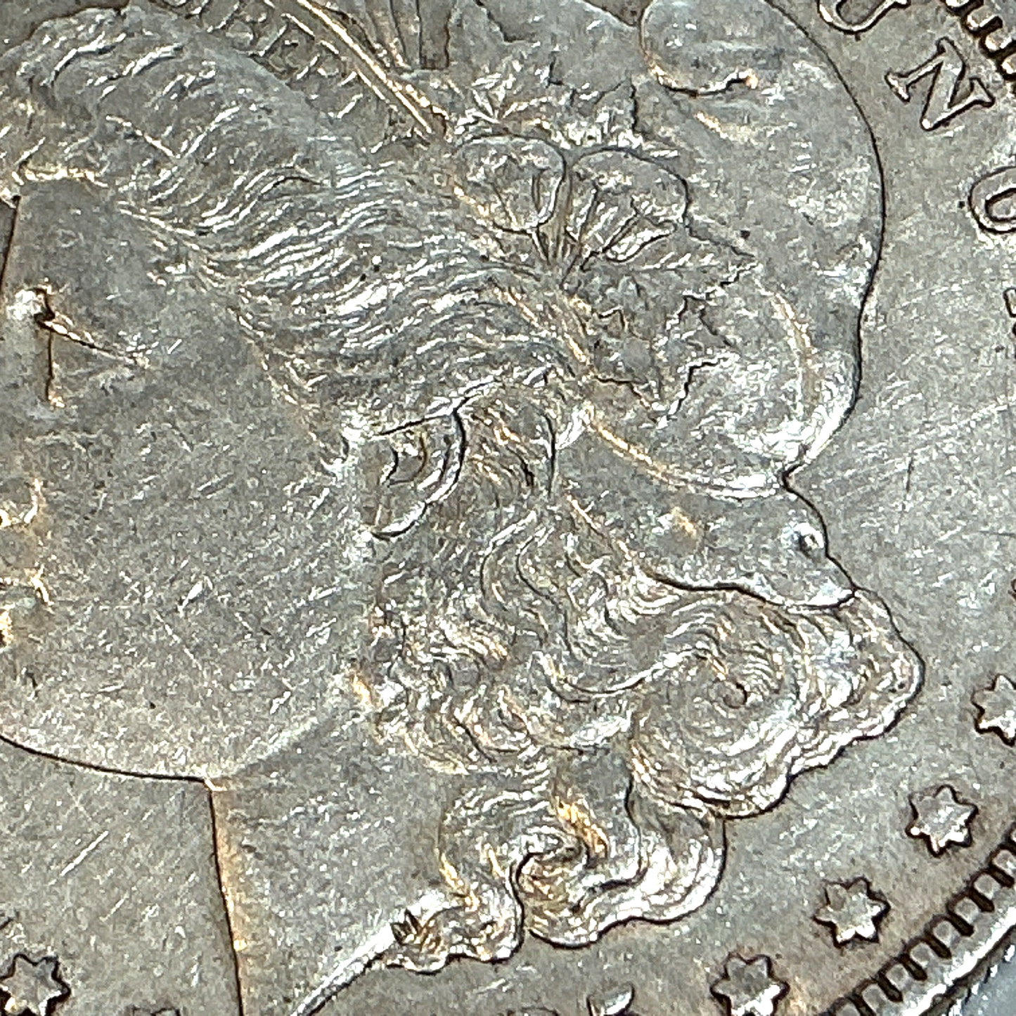1885-P Morgan 90% Silver Dollar AU/BU Features ~ Sharp Strike & Shine -NICE COIN