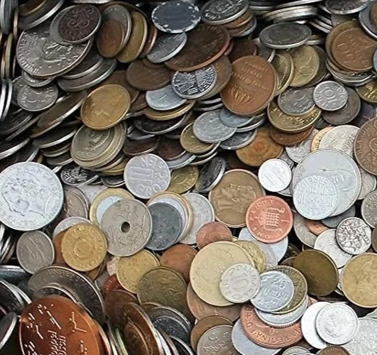 1/2 Pound World Coins Bulk Lot Around The World FOREIGN Coins Instant Collection