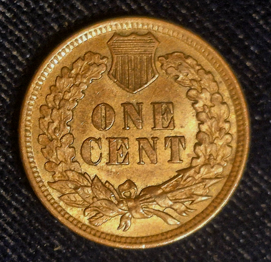 🔥 1906 INDIAN HEAD Cent - FULL LIBERTY, 4 DIAMONDS, Crisp AU+/MS Features 1C