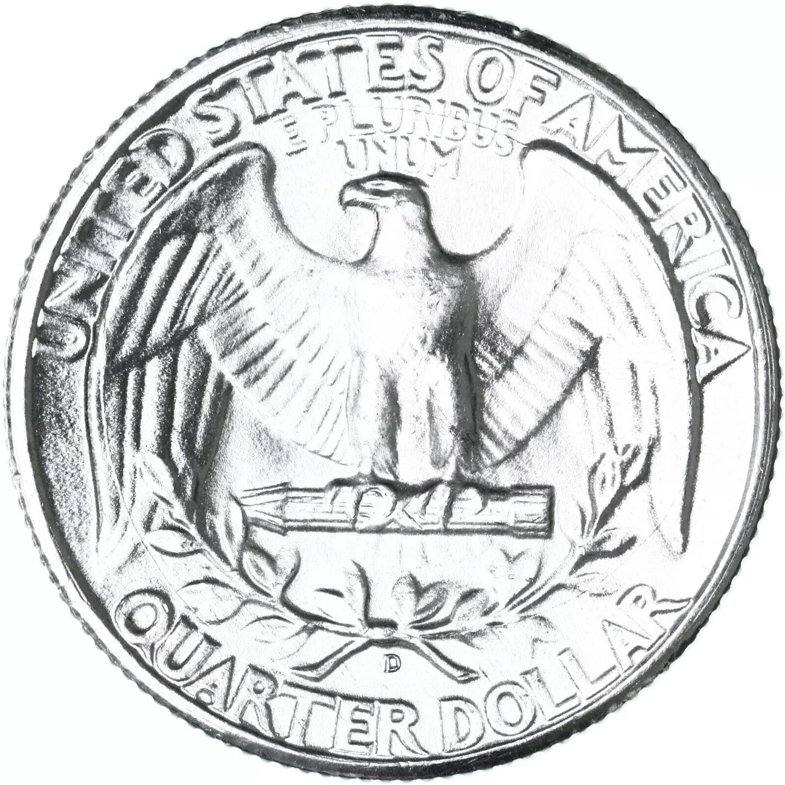 * 1946-D *Superb GEM BU MS Washington Quarter From OBW Bank Roll 90% Silver Coin