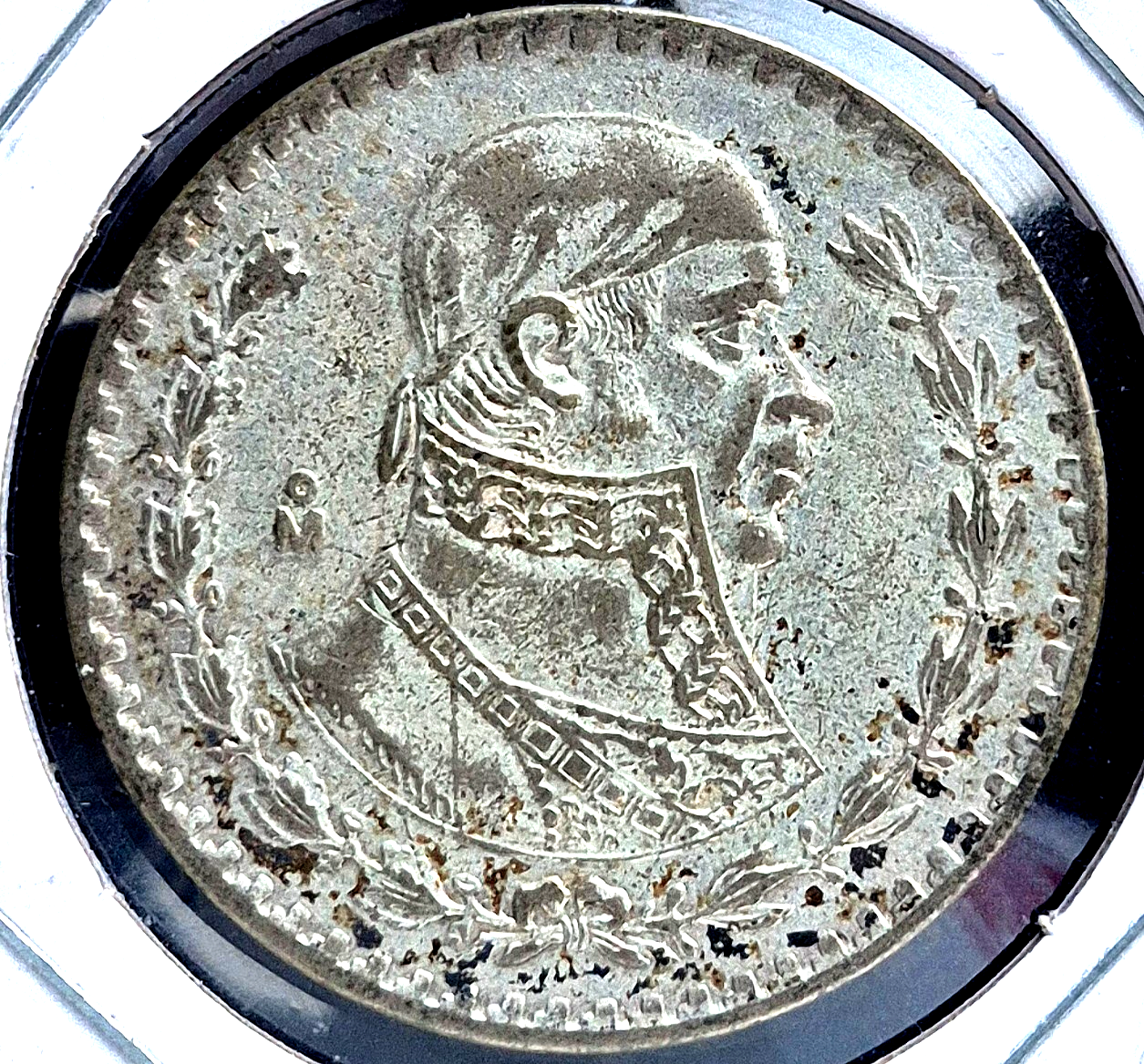 1962 Mexico 1 Peso Jose Maria Morelos .100 Silver Coin Un Peso Plata XF+ Feature