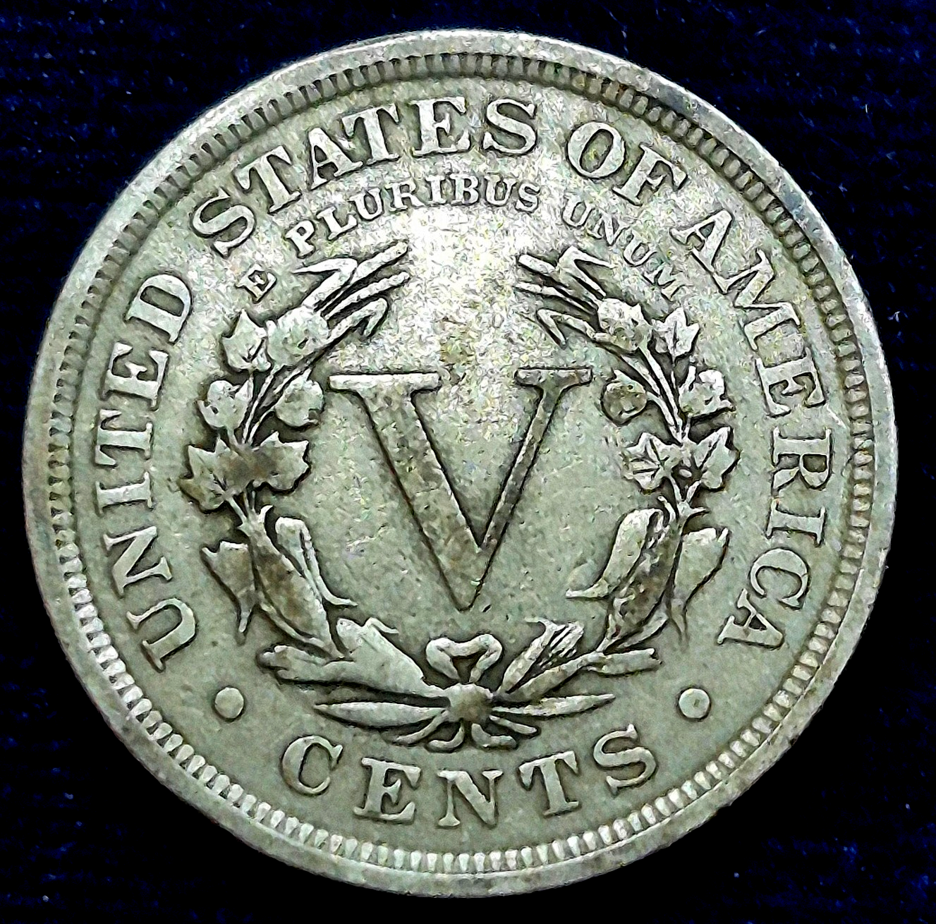 1901 Liberty "V" Nickel Real Nice VF+ Features, Yr of US Steel, Teddy Roosevelt