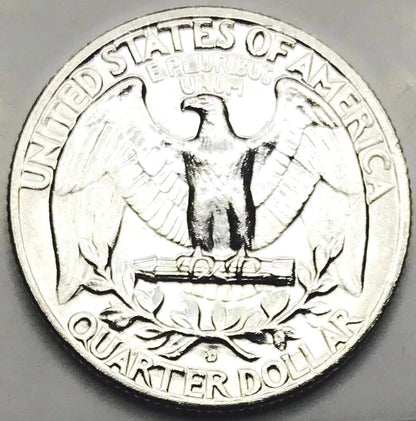 $1 Face - Brilliant Uncirculated 90% SILVER Washington Quarters Random Date