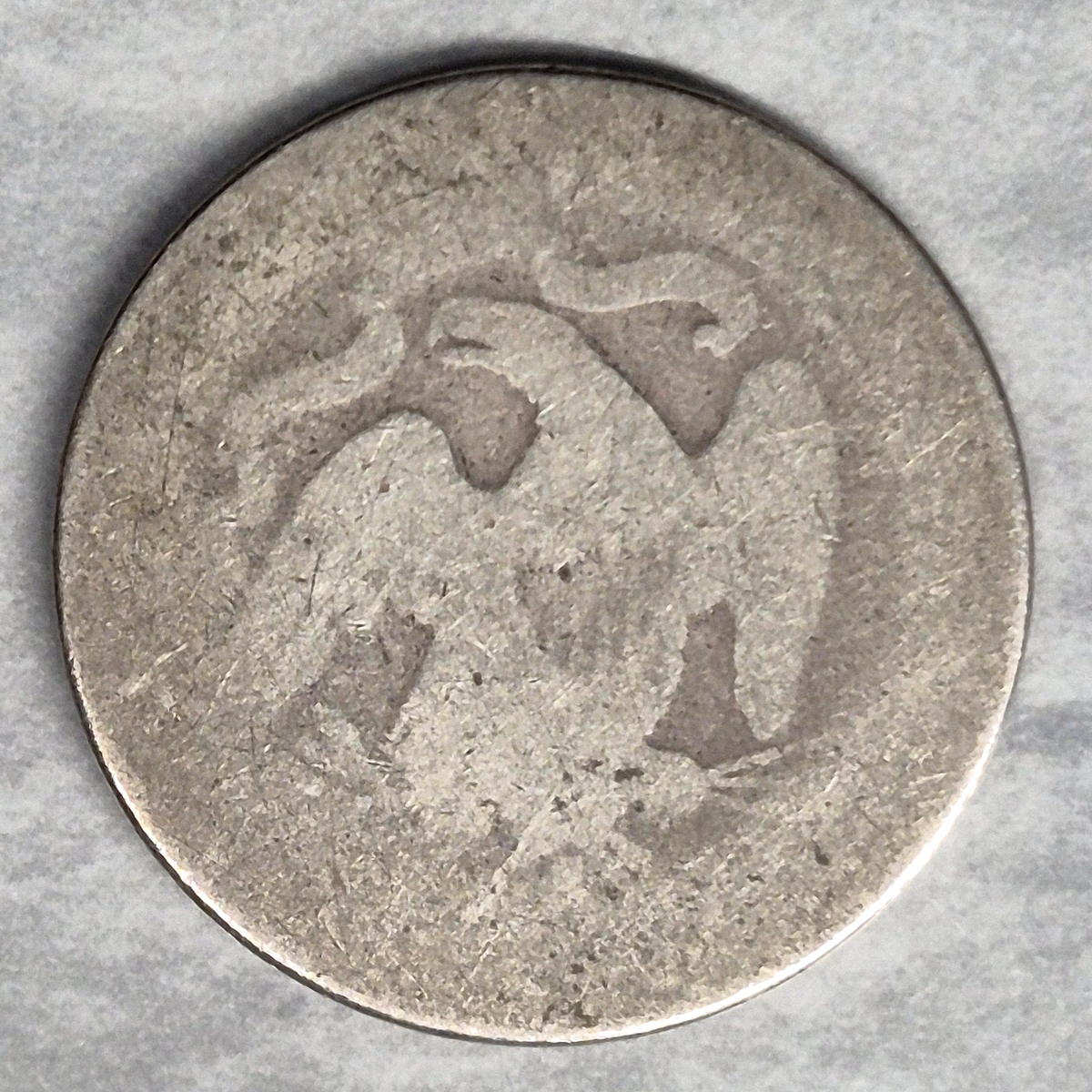 1877 Seated Liberty Quarter 25C 90% Silver With Motto Type Coin About Good AG