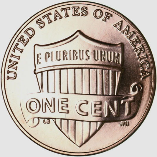 2023-D Gem BU RED  Lincoln Shield Cent Penny From US OBW Bank Wrapped Roll